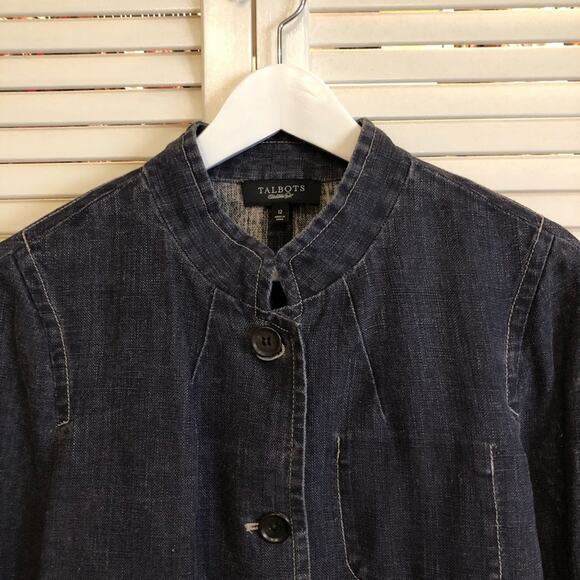 Talbots Linen Blazer - Picture 3 of 6